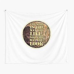 Vintage Photograp Rustic Western Cowboy Tapestry