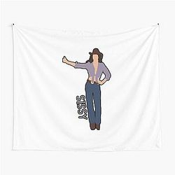 Retro Vintage Romantic Urban Cowboy Western Movie Throwback Tapestry Love