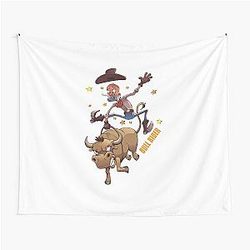 Vintage Retro Western Urban Cowboy Movie Tapestry