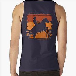 Vintage Western Cowboy Tank Top