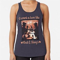 Western Urban Cowboy Graphic Tee for Cute Racerback Tank Tops