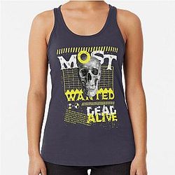 Funny Gifts For Western Urban Cowboy Movie Fan Racerback Tank Top