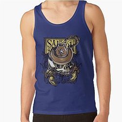 Men's Women's Romantic Western Cowboy Movie Tank Top for Fans