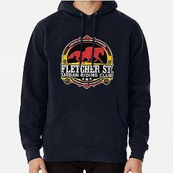 Retro Vintage Romantic Urban Cowboy Western Movie Gifts Pullover Hoodie