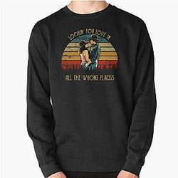 Vintage Urban Cowboy Pullover Sweatshirt Looking for love in all the wrong places