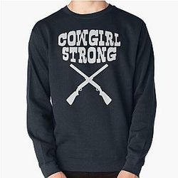 Retro Urban Cowboy Romantic Western Pullover Sweatshirt