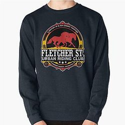 Retro Vintage Romantic Urban Cowboy Western Movie Gift Pullover Sweatshirt