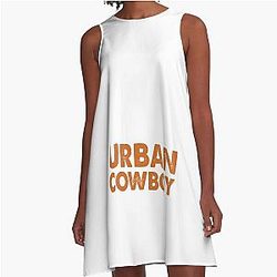 Music Romantic Western A-Line Dress