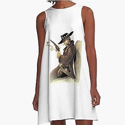 For Men Women's Western Urban Cowboy Movie Gifts A-Line Dress