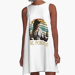 Lover's Gift: Romantic Urban Cowboy Western Movie for Fans A-Line Dress