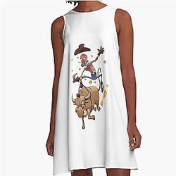 Vintage Western Urban A-Line Love Dress