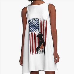 Music Rural Romantic Urban Western Graphic Gift A-Line Dress