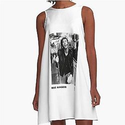 People Call Me Romantic Cowboy Western Funny Fans A-Line Dress