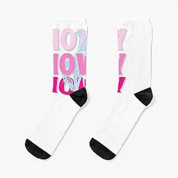 Music Vintage Western Cowboy Graphic Gift Socks