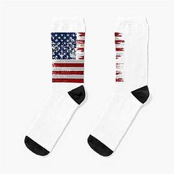 American Urban Cowboy Romantic Western Graphic Gift Socks