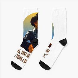Needed American Cowboy Movie Fans Socks