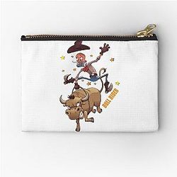 Vintage Retro Western Cowboy Movie Zipper Pouch