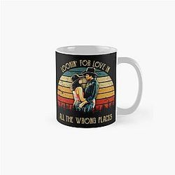 Vintage Urban Cowboys Looking for love in all wrong places Classic Mug