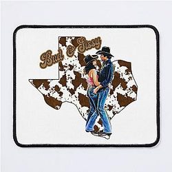 Bud and Sissy Urban Cowboy Mouse Pad