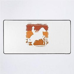 Vintage Western Urban Cowboy Gifts for Men Desk Mat