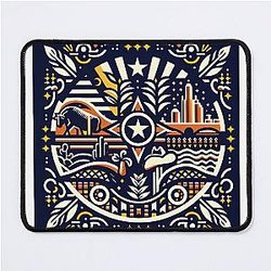 Urban Cowboy Vibes T-Shirt Mouse Pad