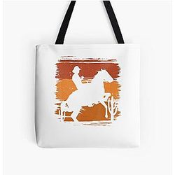 Vintage Western Cowboy Tote Bag