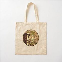 Vintage Romantic Cowboy Western Cotton Tote Bag