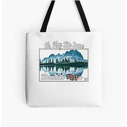 Mens Funny Romantic Western Cowboy Movie Tote Bag