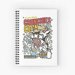 Funny Romantic Cowboy Western Wave Spiral Notebook