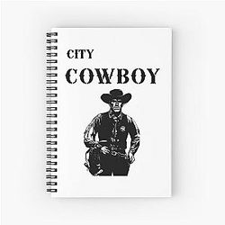 Vintage Western Movie Gift for Everyone Spiral Notebook