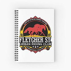 Retro Western Movie Spiral Notebook