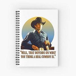 Needed American Urban Cowboy Western Movie Gift for Fans Spiral Notebook