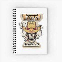Mens Best Western Urban Cowboy Movie Gifts Spiral Notebook
