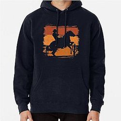 Western Retro Pullover Hoodie for Cowboy Gifts Best Men