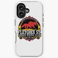 Retro Vintage Romantic Urban Cowboy Western Movie Gifts iPhone Tough Case