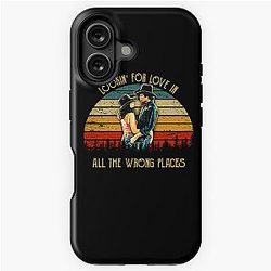 Vintage Urban Cowboys Looking for love iPhone Tough Case