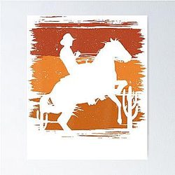 Vintage Western Cowboy Movie Gifts Best Man Poster
