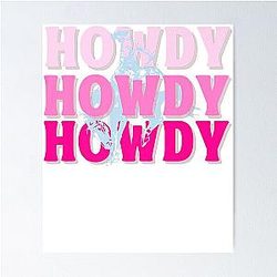 Music Vintage Western Cowboy Graphic Gift Poster