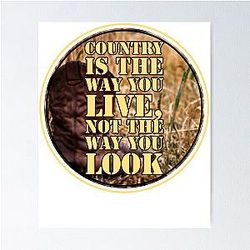 Vintage Photographic Romantic Western Cowboy Movie Gift Poster