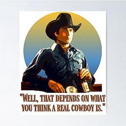 Needed American Urban Cowboy Romantic Western Movie Gifts Poster
