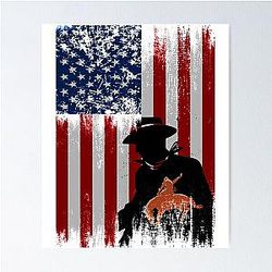 Music Retro Western Graphic Gift Poster