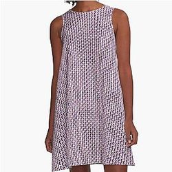 Uriah Hall Orange A-Line Dress