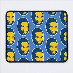 Uriah Hall Blue Mouse Pad
