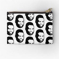 Uriah Hall Black Zipper Pouch