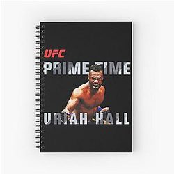 Uriah Hall MMA UFC Spiral Notebook