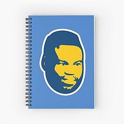 Uriah Hall Yellow Spiral Notebook