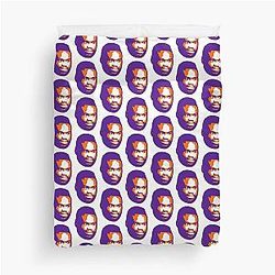 Uriah Hall Purple Duvet Cover