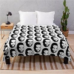 Uriah Hall Black Throw Blanket