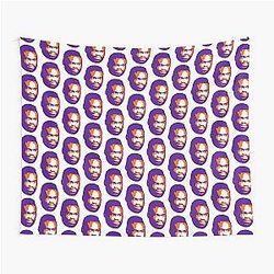 Uriah Hall Orange Tapestry