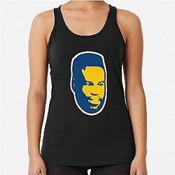 Uriah Hall Yellow Racerback Tank Top